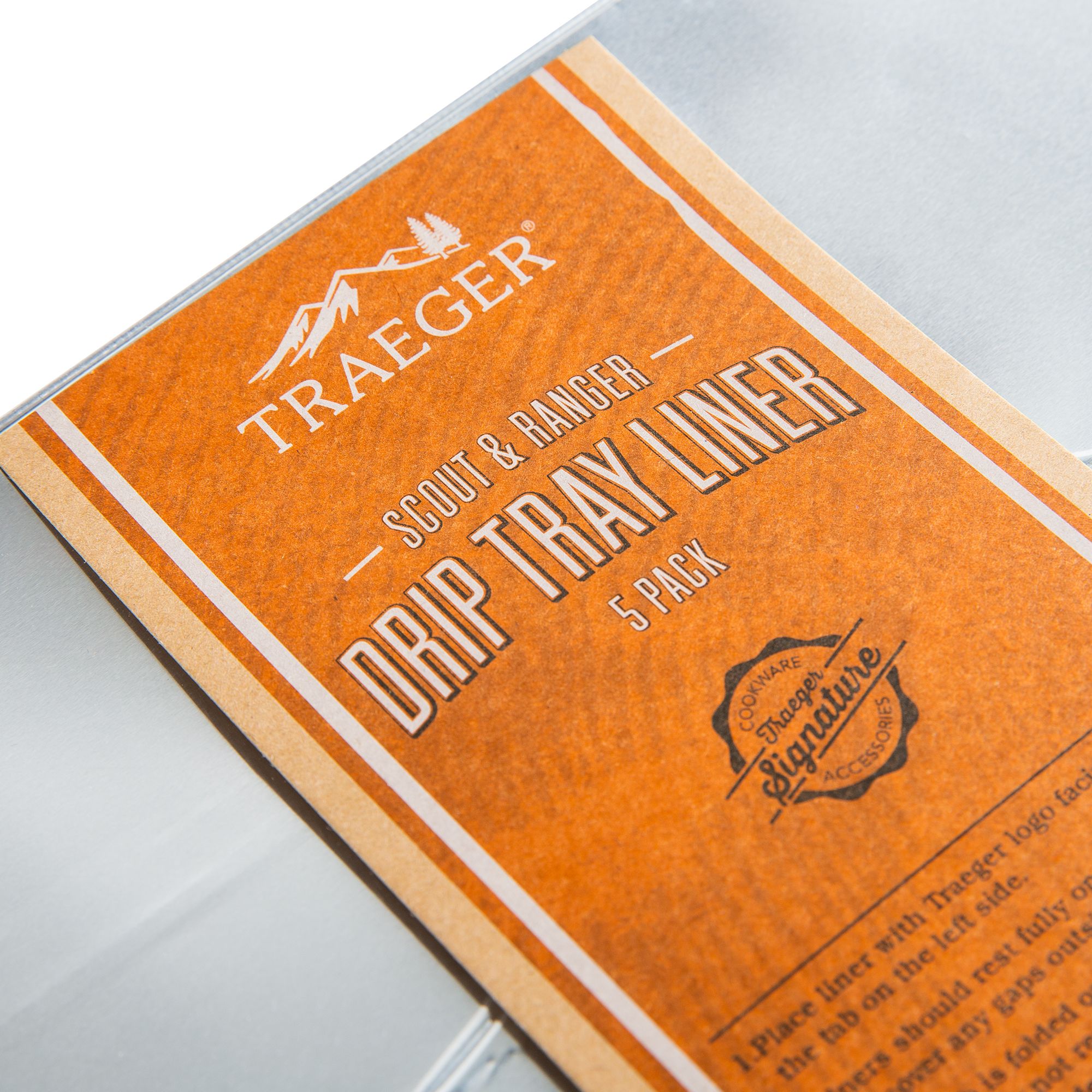 Traeger Drip Tray Liner 5-Pack - Scout & Ranger Grill product image