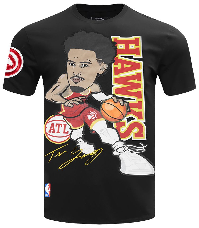 Pro Standard Men's Atlanta Hawks Trae Young Black Remix T-Shirt product image