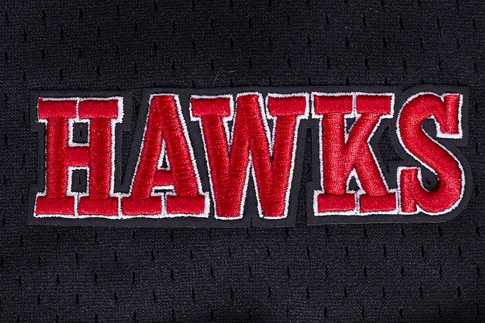 Pro Standard Men's Atlanta Hawks Black Script Tail Mesh Button Down Shirt product image