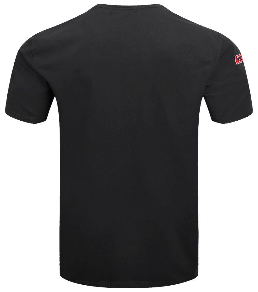 Pro Standard Men's Atlanta Hawks Black Old English Short Sleeve T-Shirt product image