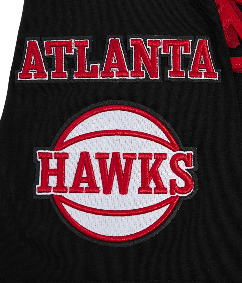 Pro Standard Men's Atlanta Hawks Black Old English Short Sleeve T-Shirt product image