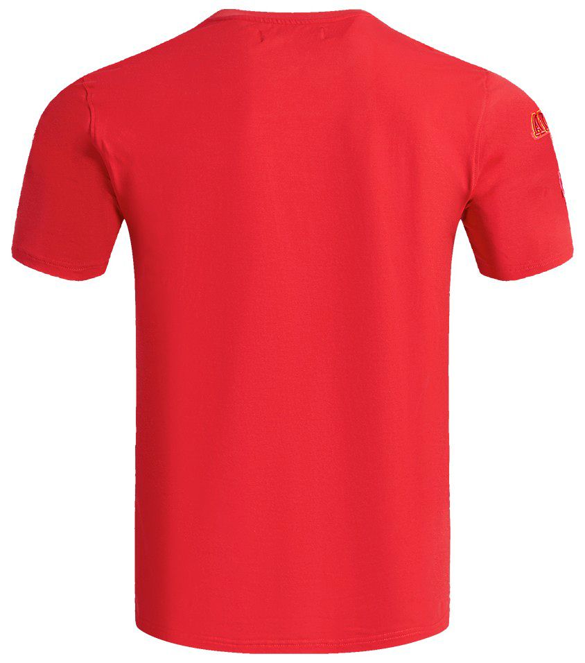 Pro Standard Men's Atlanta Hawks Red Old English Short Sleeve T-Shirt product image