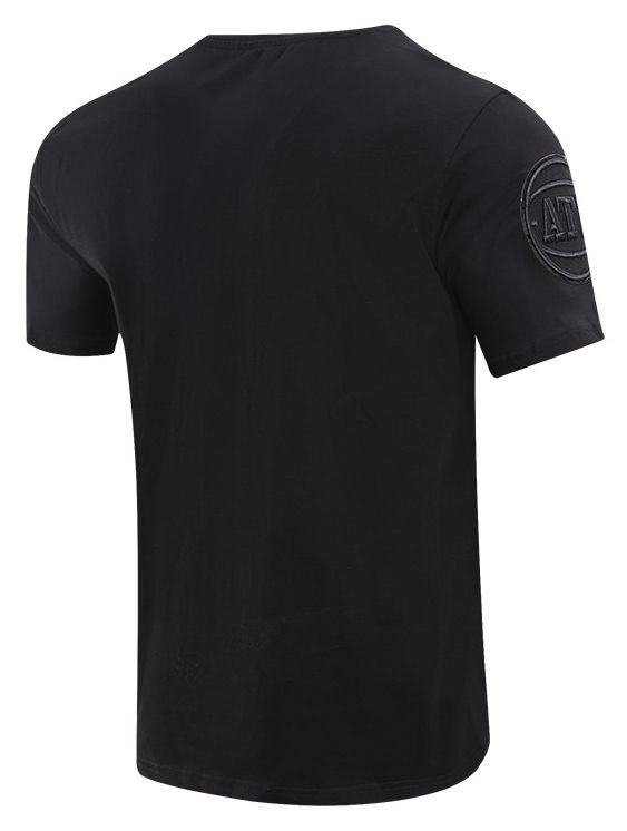 Pro Standard Men's Atlanta Hawks Triple Black Short Sleeve T-Shirt product image