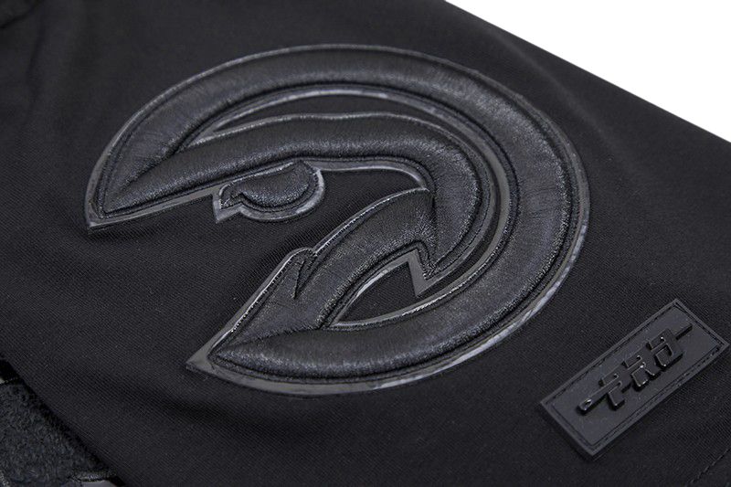 Pro Standard Men's Atlanta Hawks Triple Black Short Sleeve T-Shirt product image