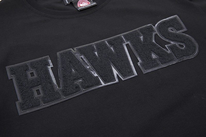 Pro Standard Men's Atlanta Hawks Triple Black Short Sleeve T-Shirt product image