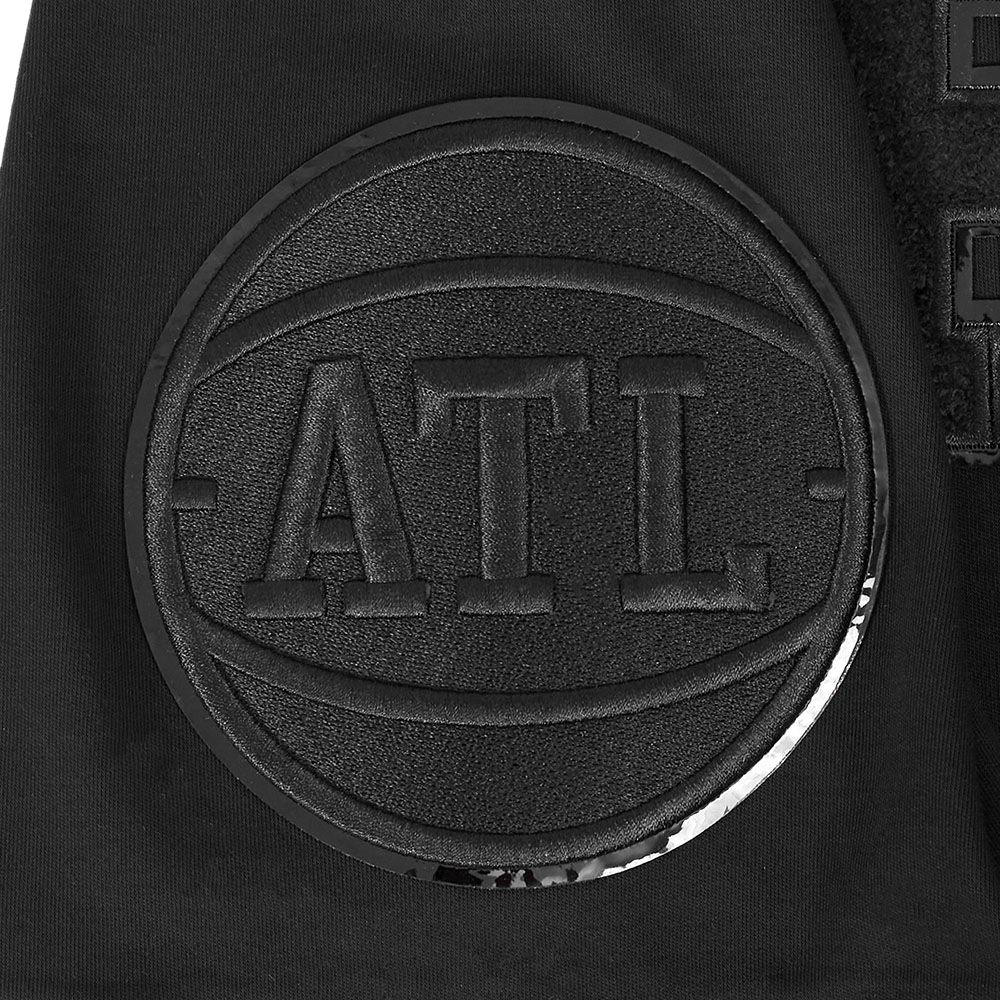 Pro Standard Men's Atlanta Hawks Triple Black Short Sleeve T-Shirt product image