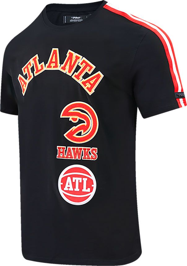 Pro Standard Adult Atlanta Hawks Black Retro Striped T-Shirt product image