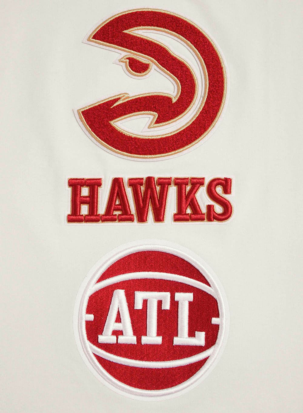 Pro Standard Adult Atlanta Hawks White Retro Striped T-Shirt product image