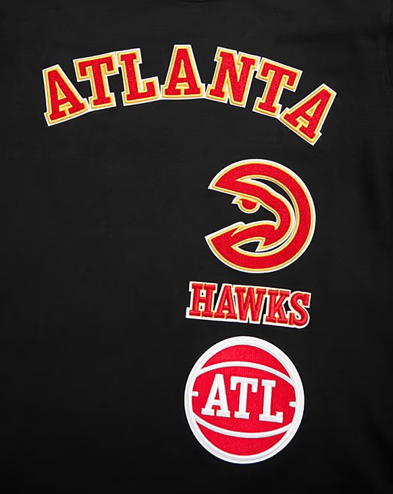 Pro Standard Adult Atlanta Hawks Black Retro T-Shirt product image