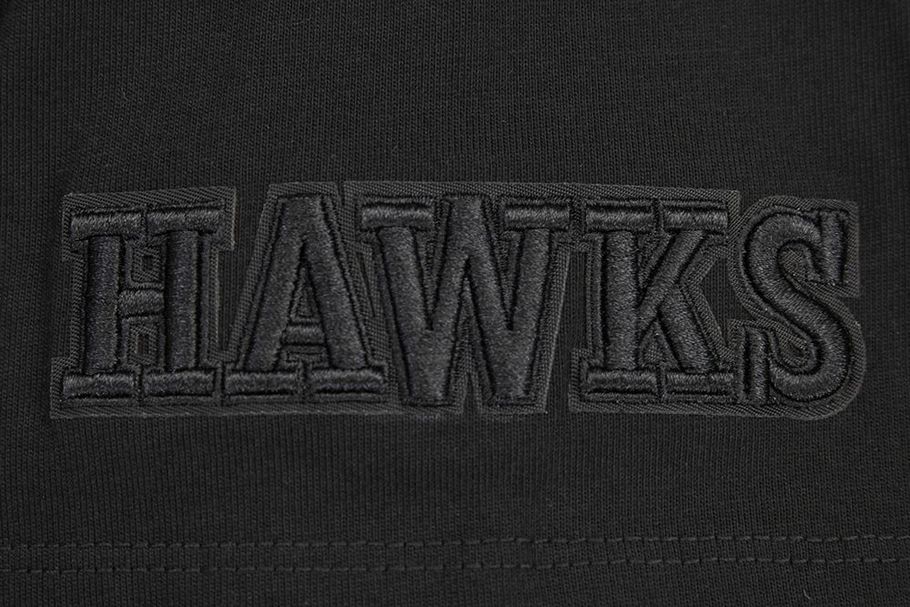 Pro Standard Men's Atlanta Hawks Black Neutral Drop Shoulder Short Sleeve T-Shirt product image