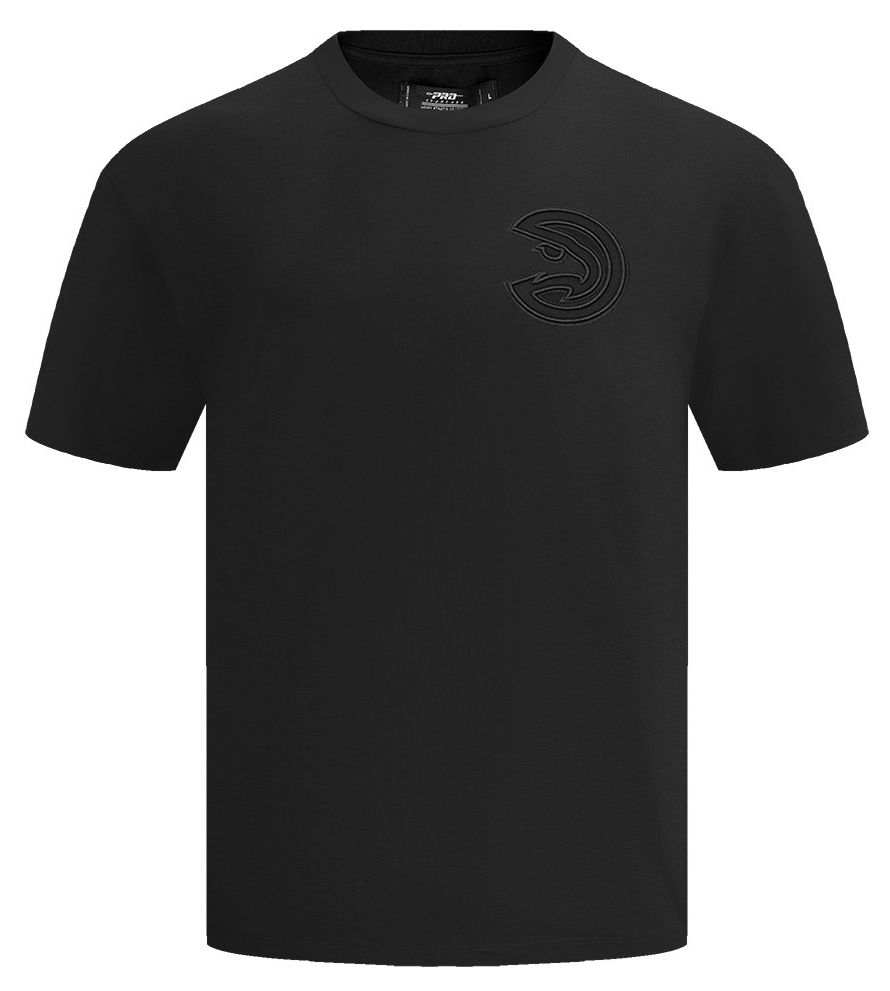 Pro Standard Men's Atlanta Hawks Black Neutral Drop Shoulder Short Sleeve T-Shirt product image