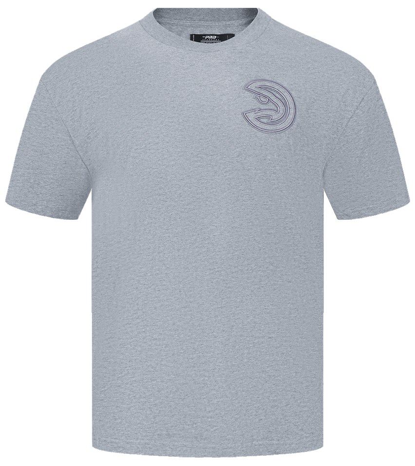 Pro Standard Men's Atlanta Hawks Gray Neutral Drop Shoulder Short Sleeve T-Shirt product image
