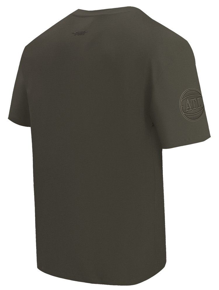 Pro Standard Men's Atlanta Hawks Taupe Neutral Drop Shoulder Short Sleeve T-Shirt product image