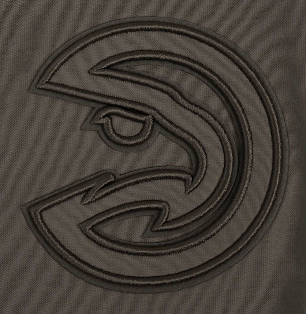 Pro Standard Men's Atlanta Hawks Taupe Neutral Drop Shoulder Short Sleeve T-Shirt product image