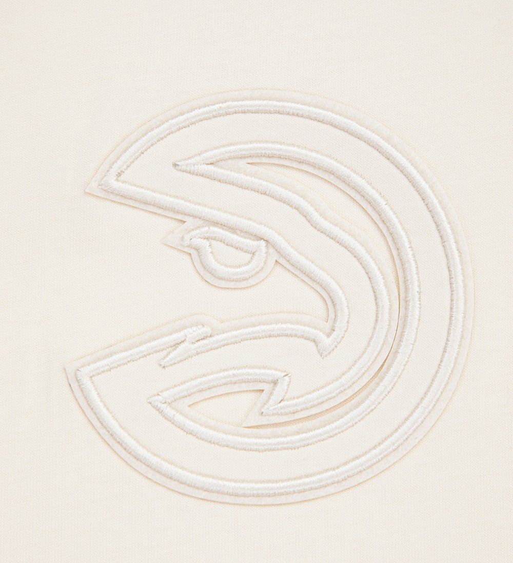 Pro Standard Men's Atlanta Hawks Off White Neutral Drop Shoulder Short Sleeve T-Shirt product image