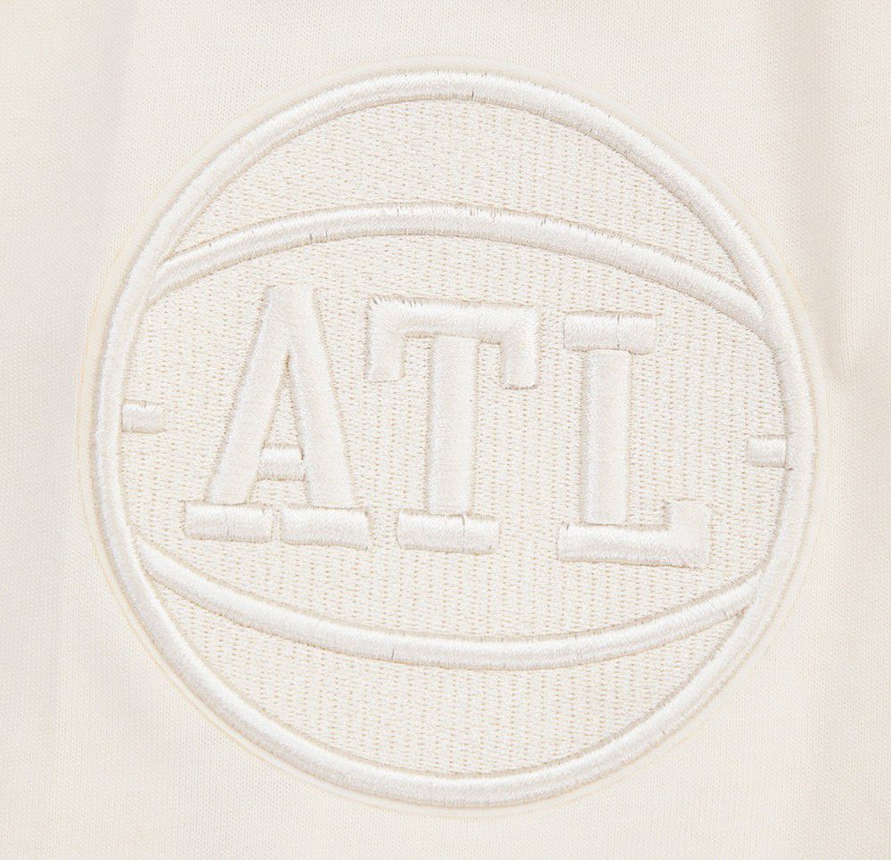 Pro Standard Men's Atlanta Hawks Off White Neutral Drop Shoulder Short Sleeve T-Shirt product image