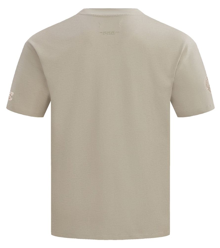 Pro Standard Men's Atlanta Hawks Taupe Neutral Drop Shoulder Short Sleeve T-Shirt product image