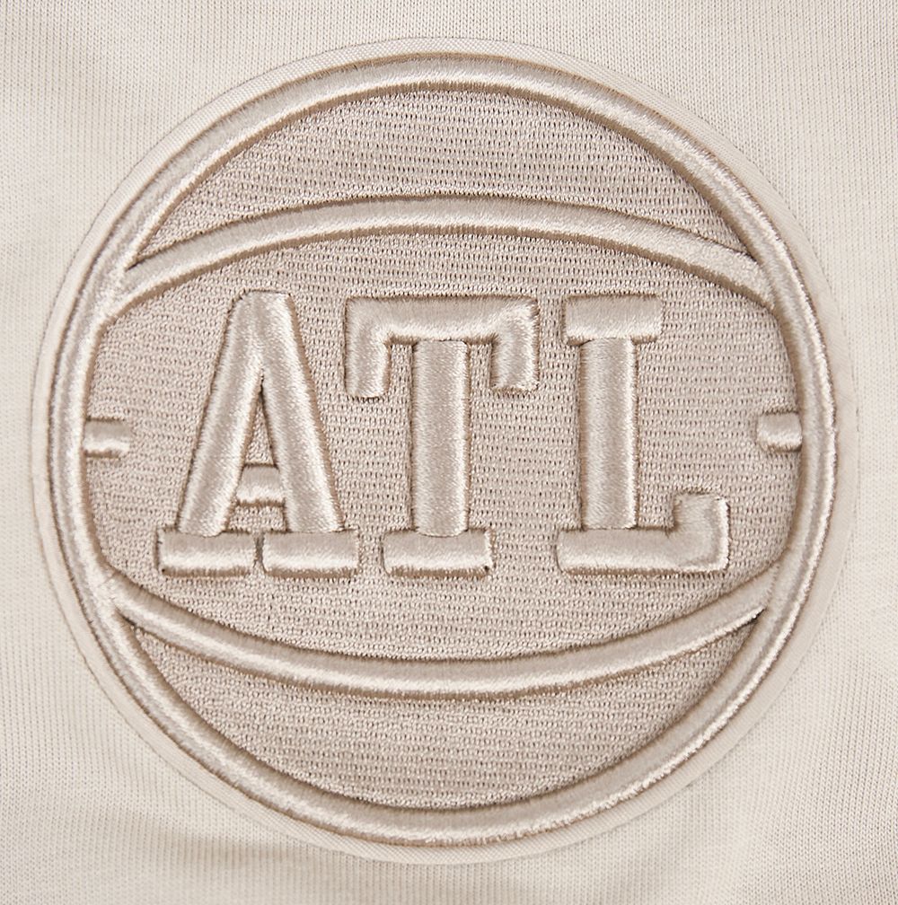 Pro Standard Men's Atlanta Hawks Taupe Neutral Drop Shoulder Short Sleeve T-Shirt product image