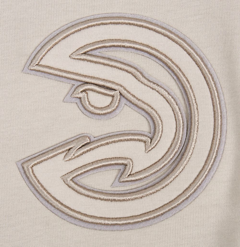 Pro Standard Men's Atlanta Hawks Taupe Neutral Drop Shoulder Short Sleeve T-Shirt product image