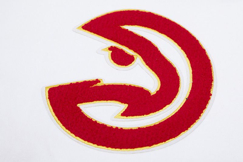 Pro Standard Men's Atlanta Hawks White Classic Chenille Shorts product image