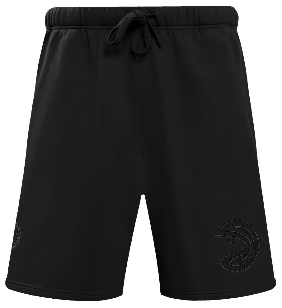 Pro Standard Men's Atlanta Hawks Black Neutral Fleece Shorts product image