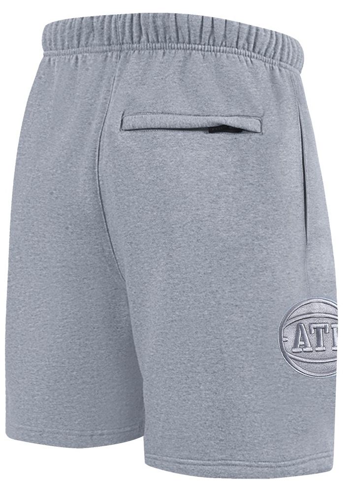 Pro Standard Men's Atlanta Hawks Gray Neutral Fleece Shorts product image