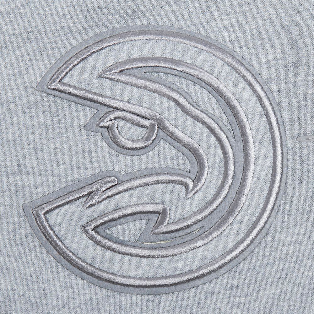 Pro Standard Men's Atlanta Hawks Gray Neutral Fleece Shorts product image