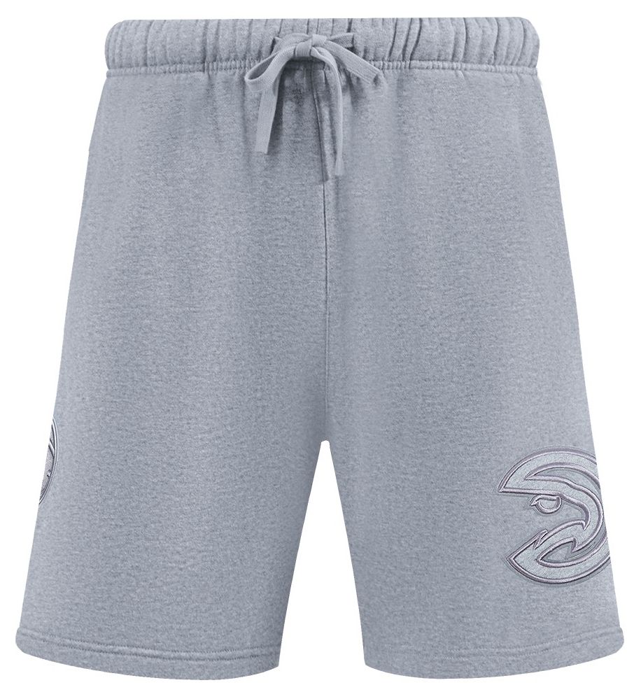Pro Standard Men's Atlanta Hawks Gray Neutral Fleece Shorts product image