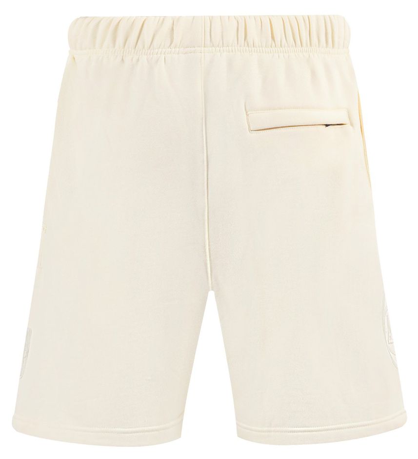 Pro Standard Men's Atlanta Hawks Off White Neutral Fleece Shorts product image