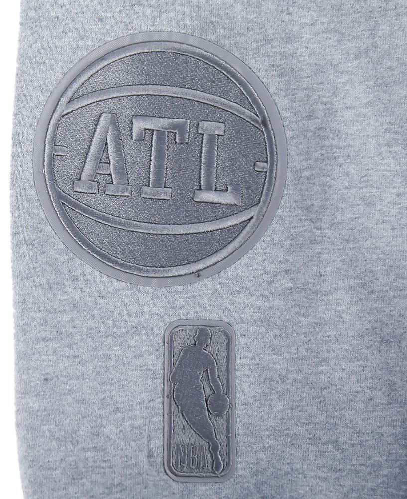 Pro Standard Men's Atlanta Hawks Gray Neutral Fleece Sweatpants product image