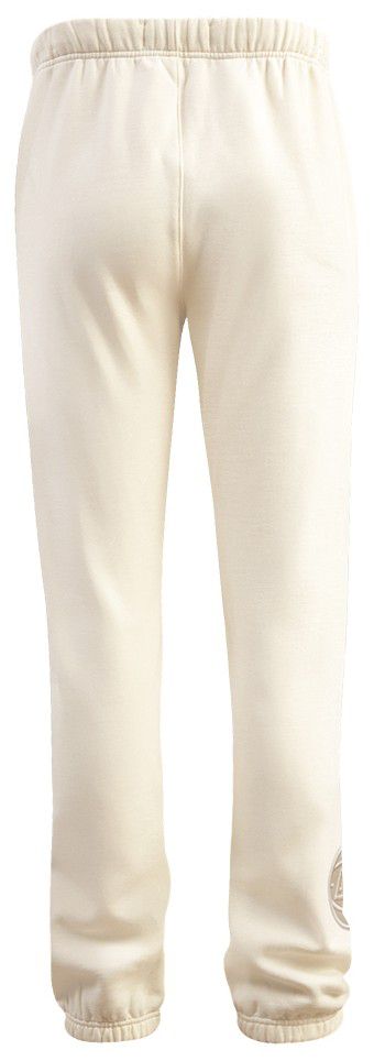 Pro Standard Men's Atlanta Hawks Off White Neutral Fleece Sweatpants product image