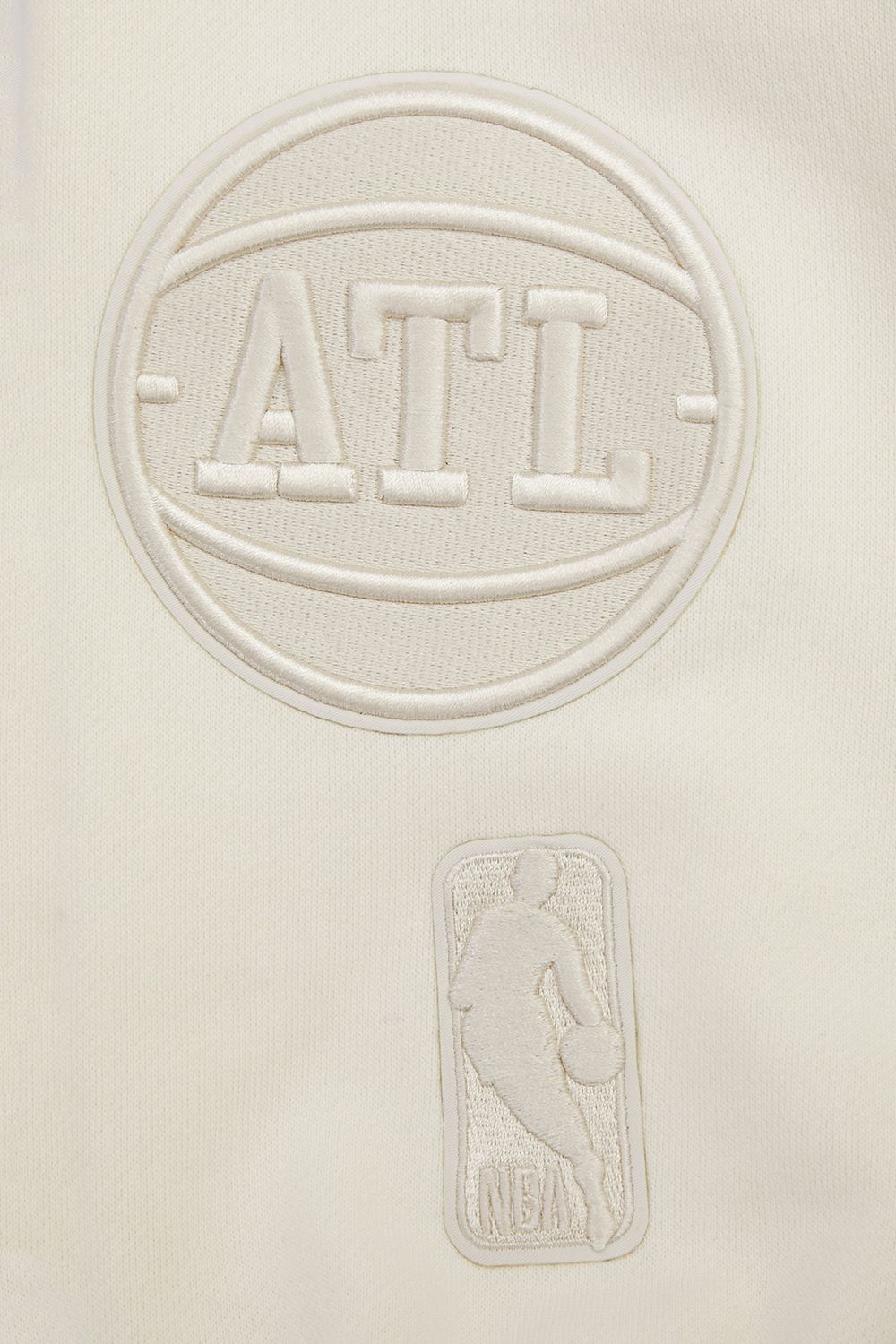Pro Standard Men's Atlanta Hawks Off White Neutral Fleece Sweatpants product image