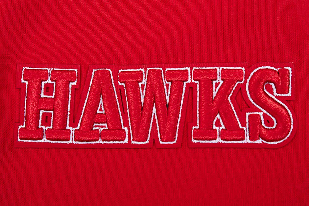 Pro Standard Men's Atlanta Hawks Red Script Tail Fleece Pullover Hoodie product image