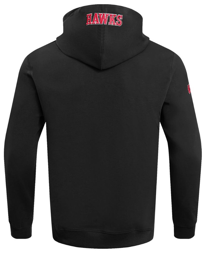 Pro Standard Men's Atlanta Hawks Black Old English Fleece Pullover Hoodie product image