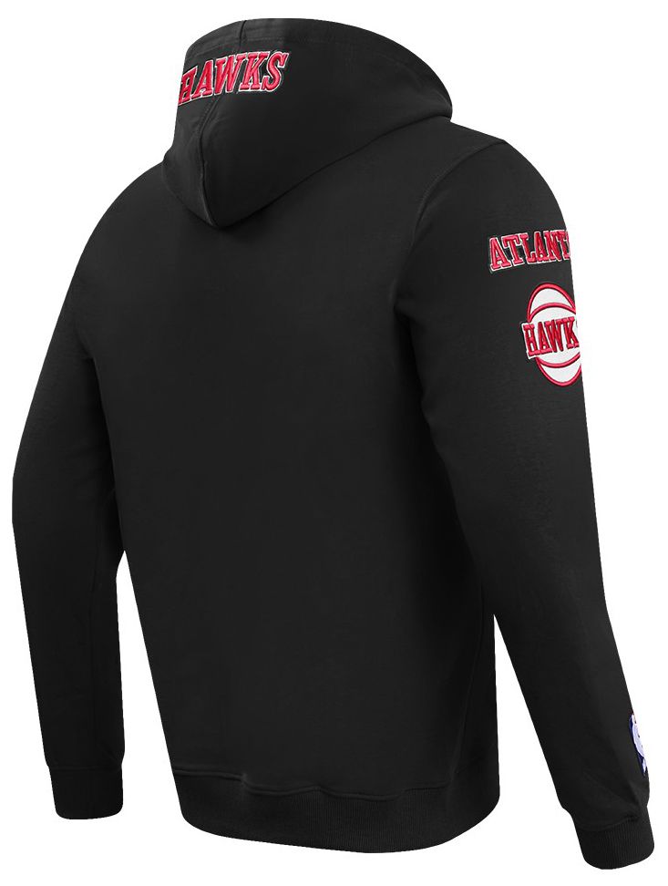Pro Standard Men's Atlanta Hawks Black Old English Fleece Pullover Hoodie product image