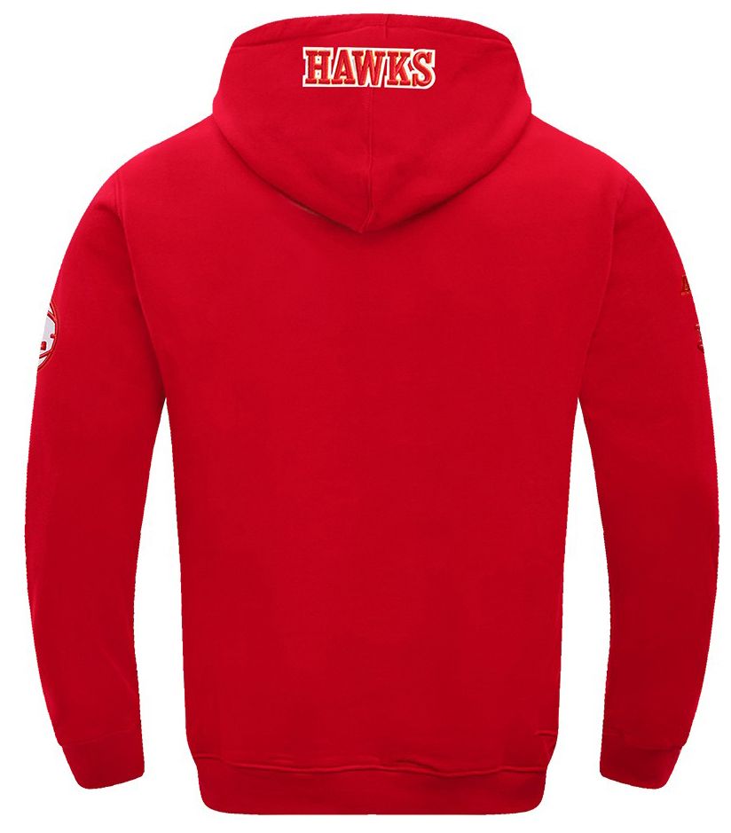 Pro Standard Men's Atlanta Hawks Red Old English Fleece Hoodie product image