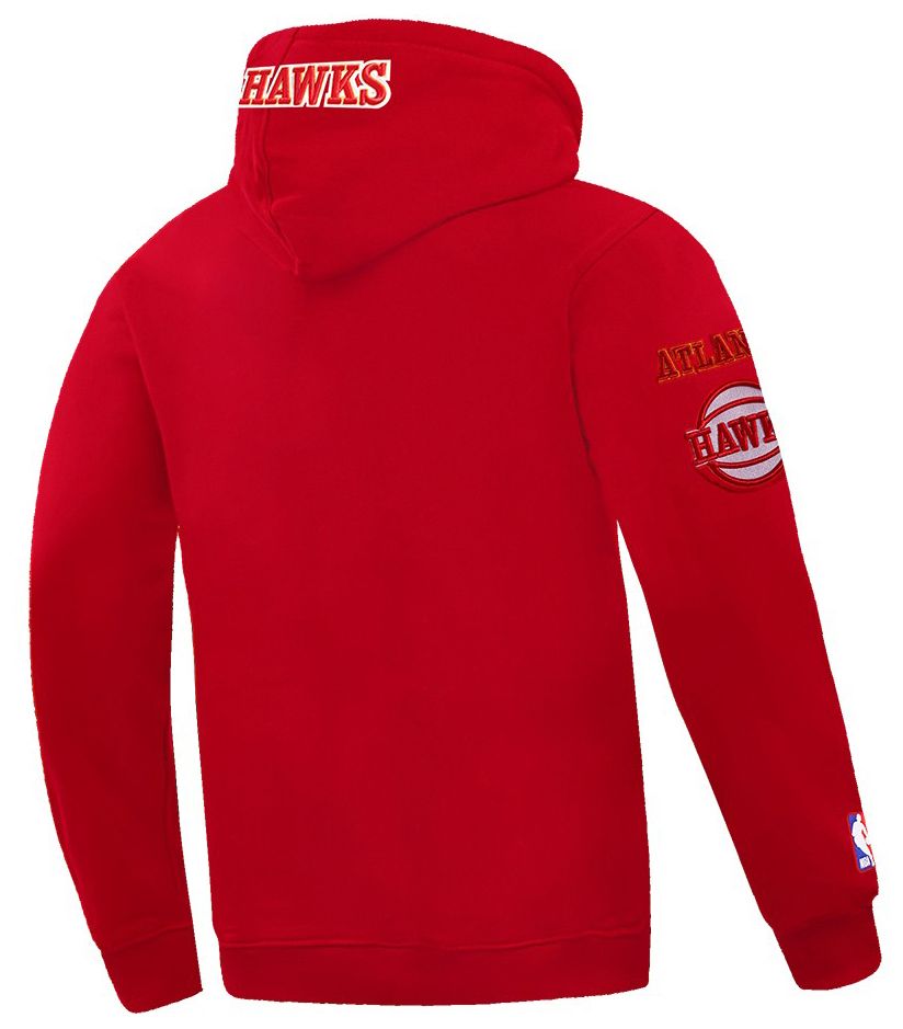 Pro Standard Men's Atlanta Hawks Red Old English Fleece Hoodie product image