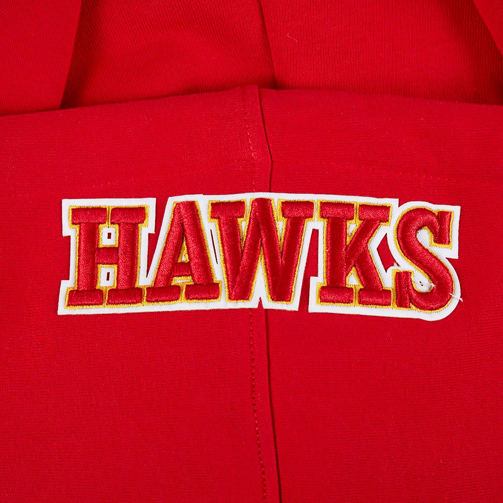 Pro Standard Men's Atlanta Hawks Red Old English Fleece Hoodie product image