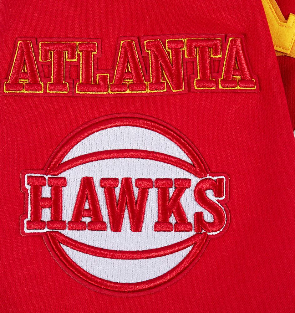 Pro Standard Men's Atlanta Hawks Red Old English Fleece Hoodie product image