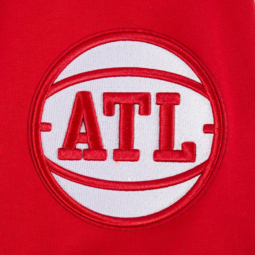 Pro Standard Men's Atlanta Hawks Red Old English Fleece Hoodie product image