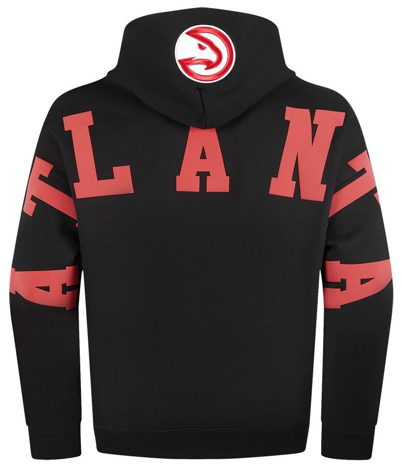 Pro Standard Men's Atlanta Hawks Black Wingspan Drop Shoulder Hoodie product image