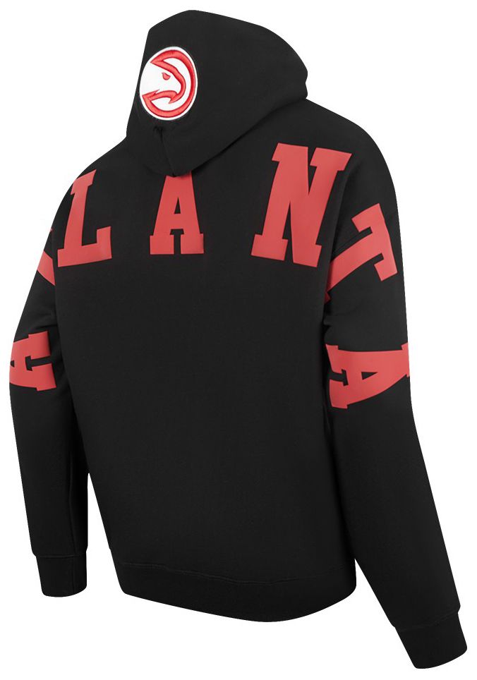Pro Standard Men's Atlanta Hawks Black Wingspan Drop Shoulder Hoodie product image