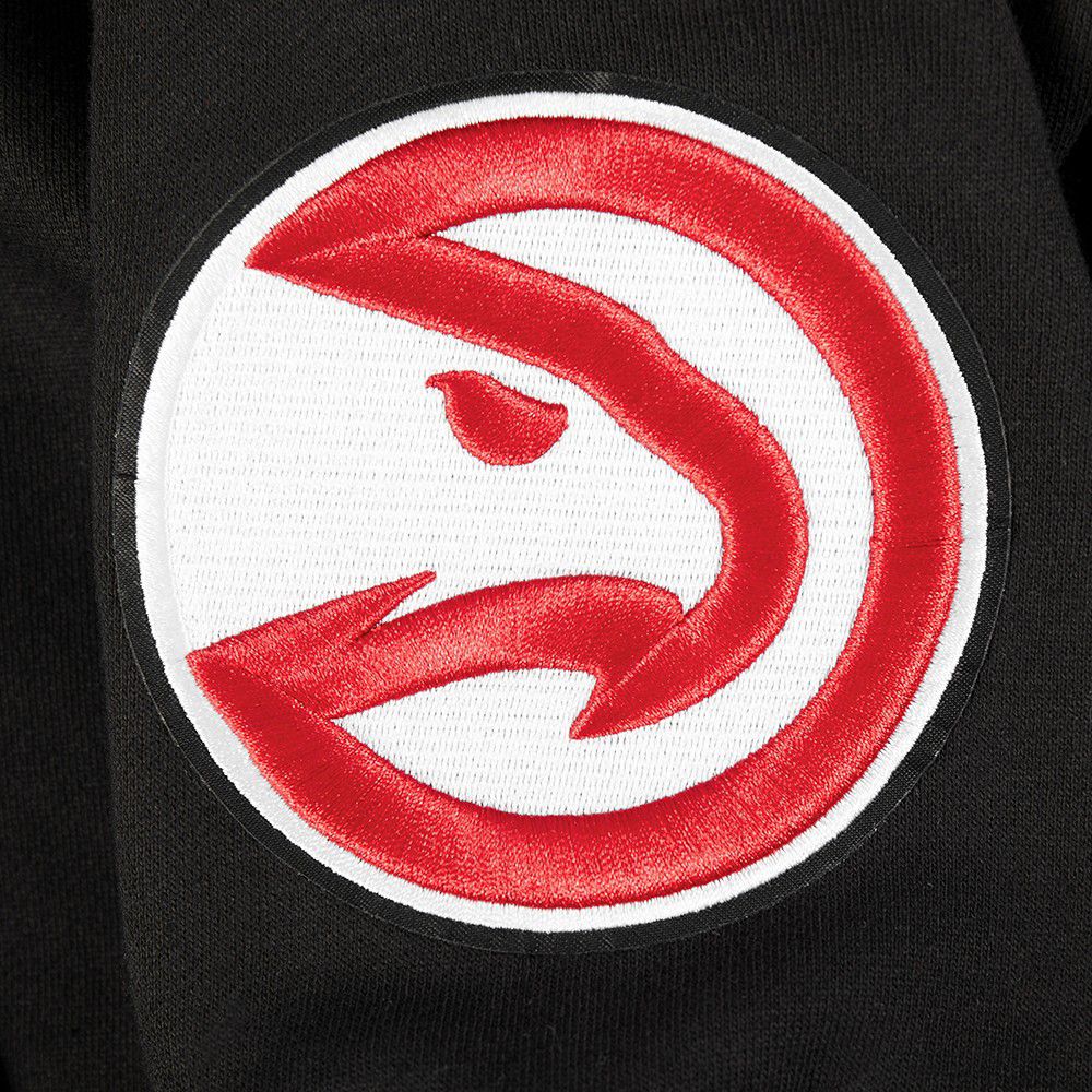 Pro Standard Men's Atlanta Hawks Black Wingspan Drop Shoulder Hoodie product image