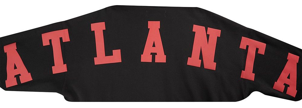 Pro Standard Men's Atlanta Hawks Black Wingspan Drop Shoulder Hoodie product image