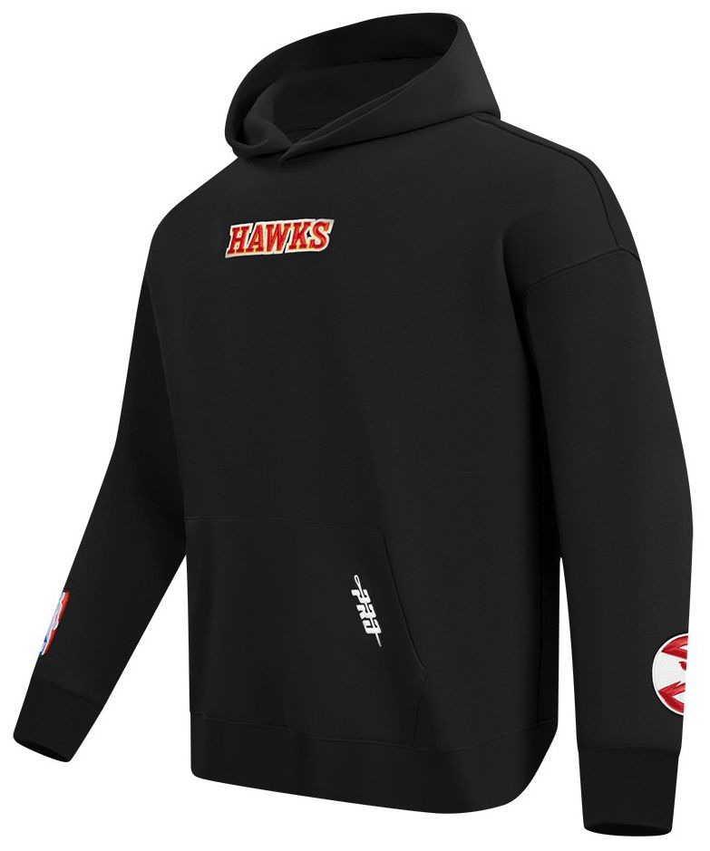 Pro Standard Men's Atlanta Hawks Black Wingspan Drop Shoulder Hoodie product image