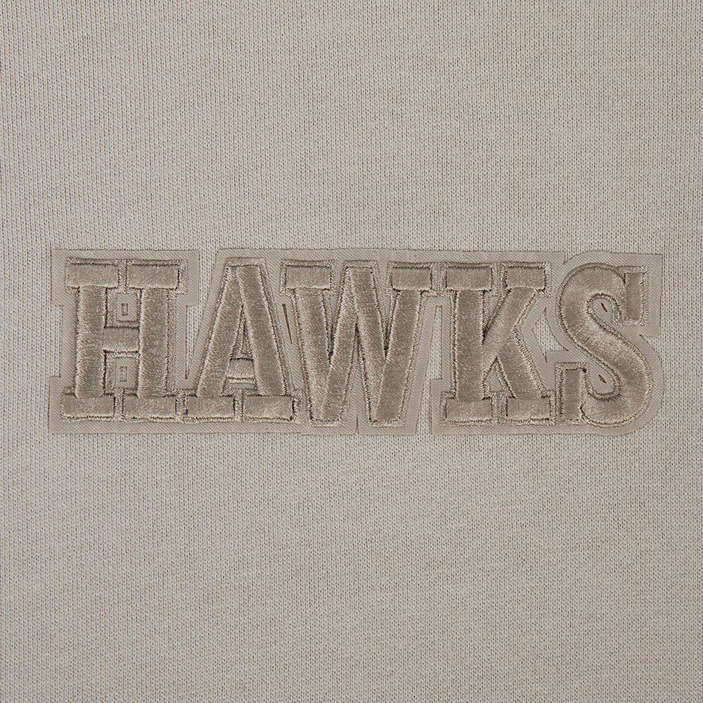 Pro Standard Men's Atlanta Hawks Taupe Wingspan Drop Shoulder Hoodie product image