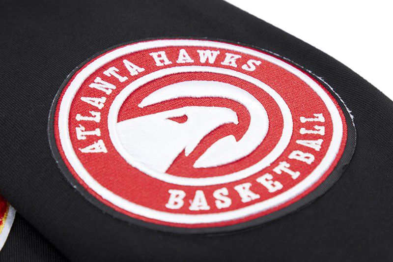 Pro Standard Men's Atlanta Hawks Black Classic Chenille Full Zip Hoodie product image