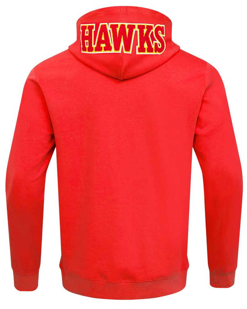 Pro Standard Men's Atlanta Hawks Red Classic Chenille Full-Zip Hoodie product image