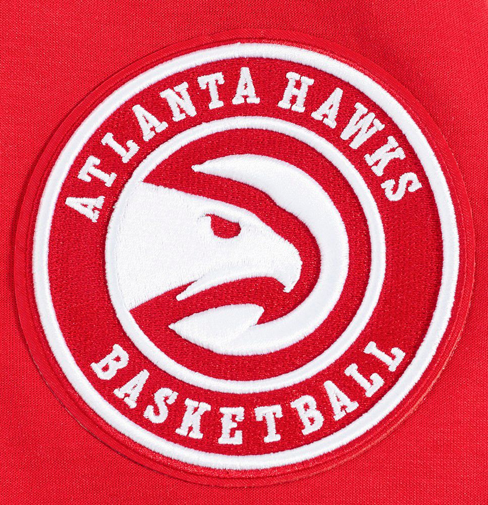 Pro Standard Men's Atlanta Hawks Red Classic Chenille Full-Zip Hoodie product image