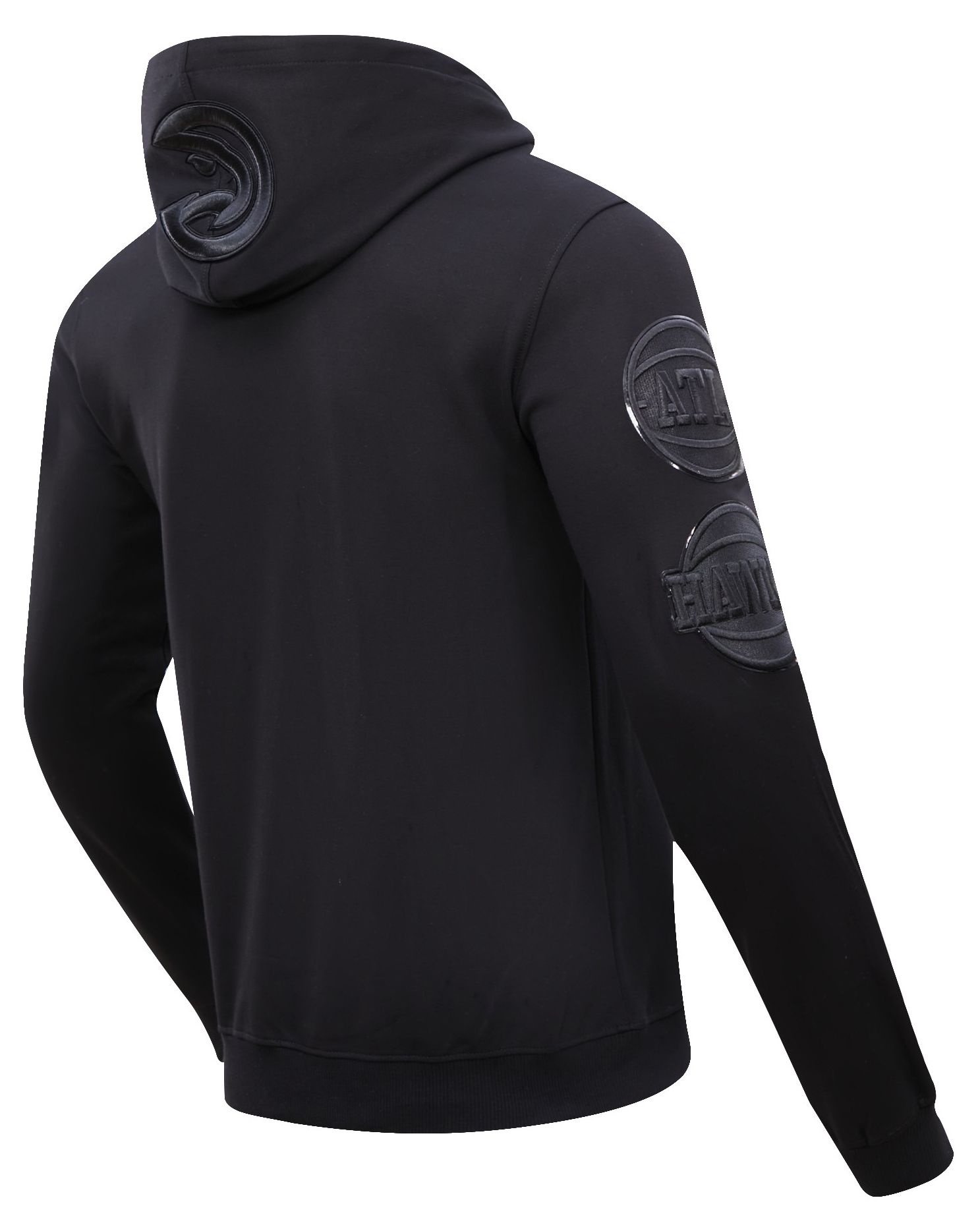 Pro Standard Men's Atlanta Hawks Black Triple Black Hoodie product image